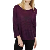 Threads 4 Thought Reni Dip-Dyed Shirt - Boat Neck, Long Sleeve (For Women)