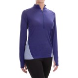 Ibex W2 Sport Zip Neck Shirt - Merino Wool, Long Sleeve (For Women)