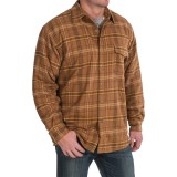 Moose Creek Chinook Twisted Flannel Shirt Jacket - Snap Front (For Men)