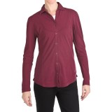 Woolrich Clarion Shirt - Crepe-Knit Cotton, Long Sleeve (For Women)