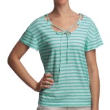 Gramicci Alpinia Shirt - Dafina Stripe, Short Sleeve (For Women)