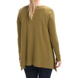 Lilla P Classic Rib Cotton Swing Cardigan Sweater (For Women)