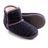 Muk Luks Knit Slipper Short Boots (For Women)