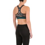 Under Armour Mid Printed Sports Bra - Medium Impact, Racerback (For Women)