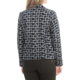 FDJ French Dressing Abstract Print Twill Jacket - Button Front (For Women)