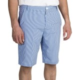 Puma Tech Plaid Bermuda Golf Shorts - UPF 50+ (For Men)