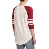 Lucky Brand Fender Baseball T-Shirt - 3/4 Sleeve (For Women)