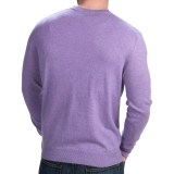 Forte Cashmere Basic V-Neck Sweater (For Men)