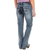 Rock & Roll Cowgirl Abstract Stitch Jeans - Boyfriend Fit, Bootcut (For Women)