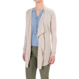 Tahari Linen Cardigan Sweater - Open Front (For Women)