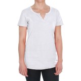Woolrich First Forks Split-Neck Henley Shirt - Short Sleeve (For Women)