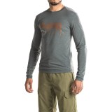 Sitka Deer Sketch T-Shirt - Long Sleeve (For Men and Big Men)