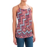 Roper Georgette Halter Tank Top - Semi-Sheer Chiffon (For Women)