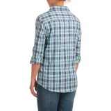 Jane Ashley Plaid Woven Shirt - Long Sleeve (For Women)