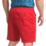 JACHS NY Elastic Waist Stretch Twill Shorts (For Men)