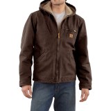 Carhartt Sandstone Sierra Jacket - Sherpa Lining, Factory Seconds (For Big Men)