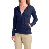 White Sierra Bug-Free Hoodie - UPF 30+, Zip Front (For Women)