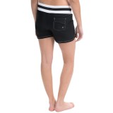 Free Country Drawstring Swim Shorts - Built-In Swim Brief (For Women)