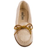 Minnetonka Canvas Moccasins (For Women)