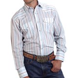 Roper Classic Striped Shirt - Snap Front, Long Sleeve (For Men and Big Men)