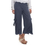 Neon Buddha Raven Ultra-Flare Crop Pants - Stretch Cotton (For Women)