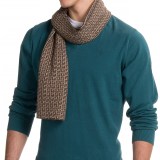 Portolano Intarsia Jacquard Scarf (For Men)