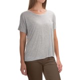 Lilla P Warm Viscose Pocket T-Shirt - Short Sleeve (For Women)