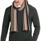 Portolano Stripe Cashmere-Blend Scarf (For Men)