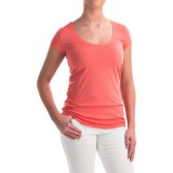 allen allen Scoop Neck T-Shirt - Short Sleeve (For Women)