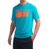 Under Armour HeatGear® Run Track T-Shirt - Cotton Blend, Short Sleeve (For Men)
