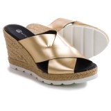 Eric Michael Valencia Wedge Sandals - Leather, Wedge Heel (For Women)