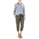 Artisan NY Yarn Dyed Linen Striped Shirt - Long Sleeve (For Women)