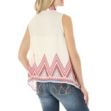 Wrangler Chiffon Vest - Pompom-Fringe (For Women)