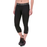 Reebok Solid Spark Capris (For Women)