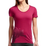 Icebreaker Tech Lite Easter Lily T-Shirt - UPF 20+, Merino Wool, Short Sleeve (For Women)
