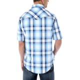 Wrangler 20X Plaid Shirt - Snap Front, Short Sleeve (For Men)