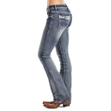 Rock & Roll Cowgirl Rival Multi-Stitch Jeans - Low Rise, Slim Fit, Bootcut (For Women)