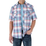 Wrangler 20X Plaid Shirt - Snap Front, Short Sleeve (For Men)