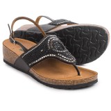BioNatura Crystal Sling-Back Sandals - Leather (For Women)