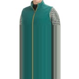 White Sierra Mountain Fleece Vest (For Plus Size Women)