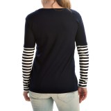 Joan Vass Studio T-Shirt - Long Sleeve (For Women)