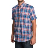 Barbour Fred Madras Check Shirt - Tailored Fit, Short Sleeve (For Men)