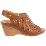 Pikolinos Capri Perforated Wedge Sandals - Leather (For Women)