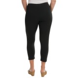 Joan Vass Classic Crop Leggings - Modal-Cotton (For Women)