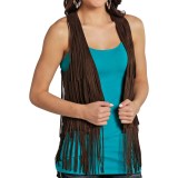 Rock & Roll Cowgirl Fringed Vest (For Women)