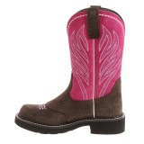 Ariat Probaby Flame Cowboy Boots - Leather, Fatbaby Toe (For Women)