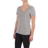 Layer 8 Heathered V-Neck Shirt - Short Sleeve (For Women)