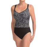 Miraclesuit Geometry Class Bethany Swimsuit - Double Strap (For Women)
