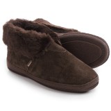 LAMO Footwear Suede Bootie Slippers - Fleece Lined (For Women)