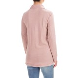 Cable & Gauge Cotton Button-Front Shirt - Long Sleeve (For Women)